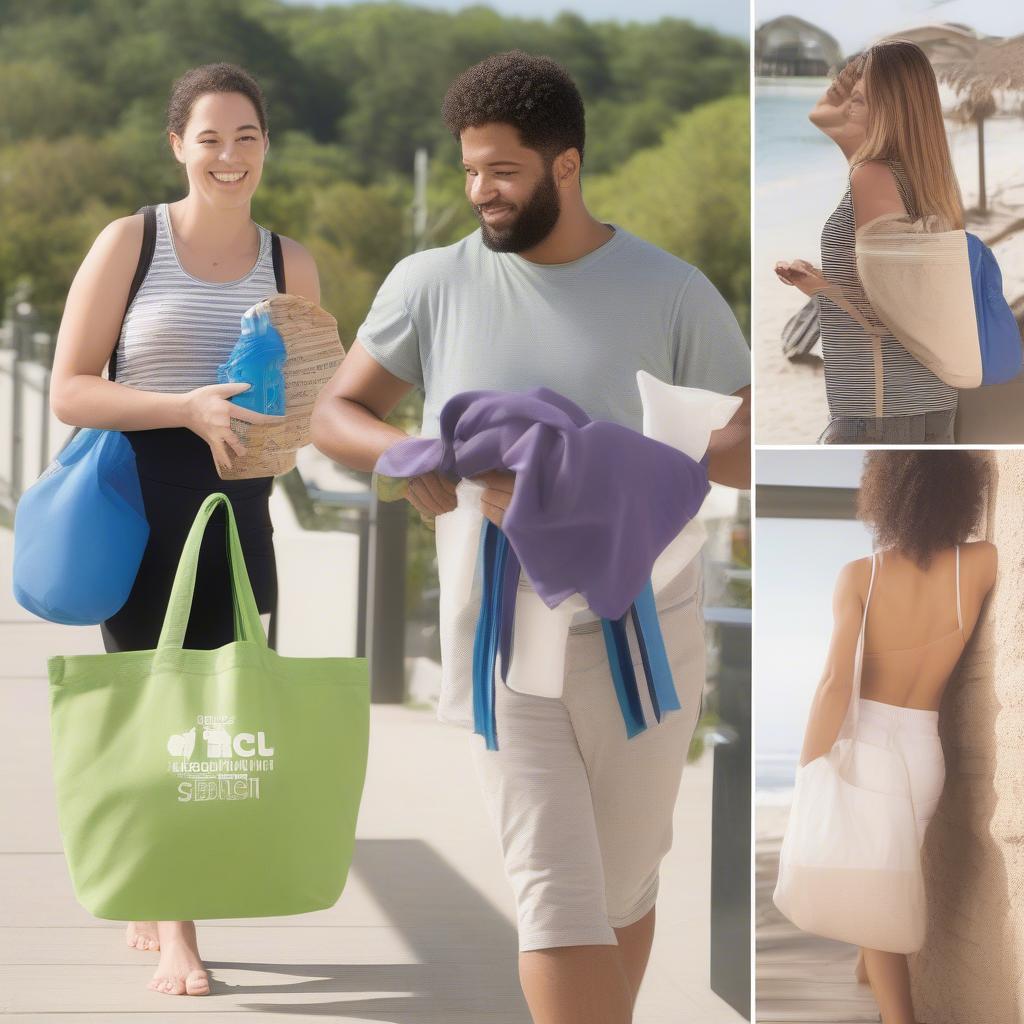 Large Non-Woven Tote Bags for Various Uses