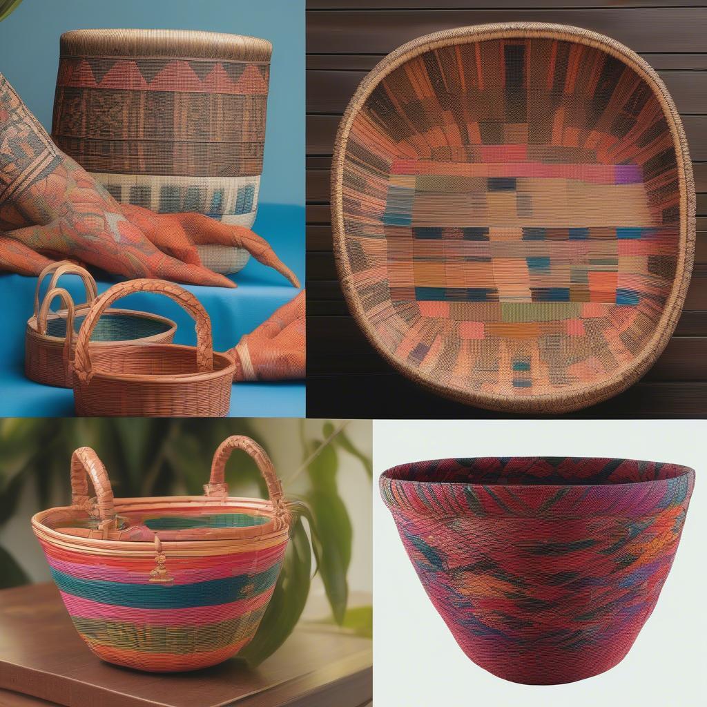 Diverse Latin American Basket Weaving Styles