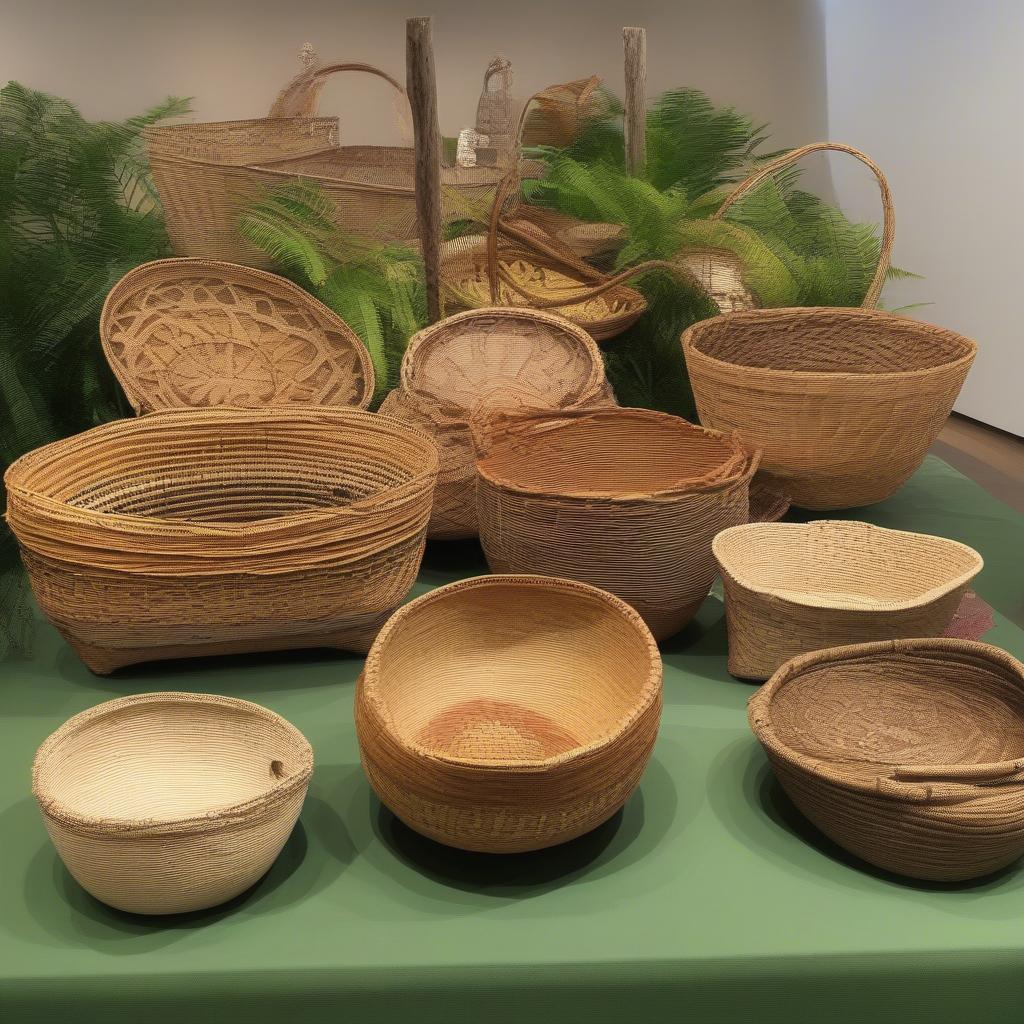 Lauritzen Gardens Basketry Exhibition