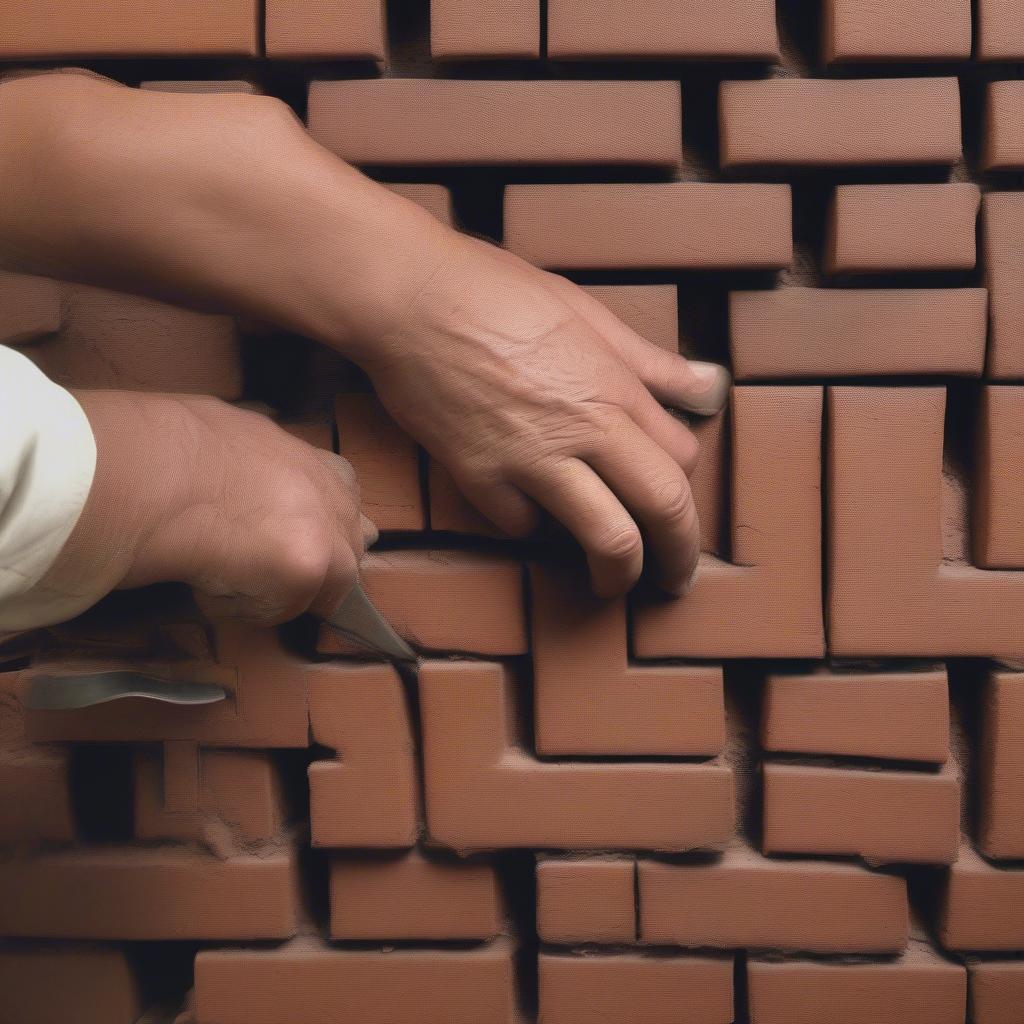 Laying Double Basket Weave Bricks