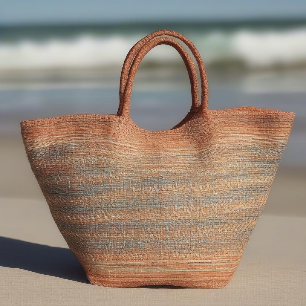 A Variety of Lined Woven Beach Bags