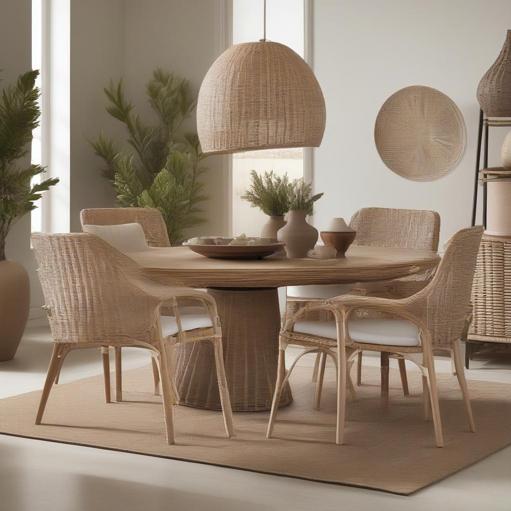 Living Spaces Weaver Dining Tables in Various Sizes and Shapes