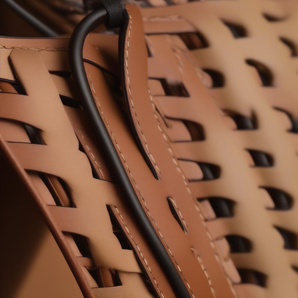 Loewe Hammock Woven Bag Construction Details