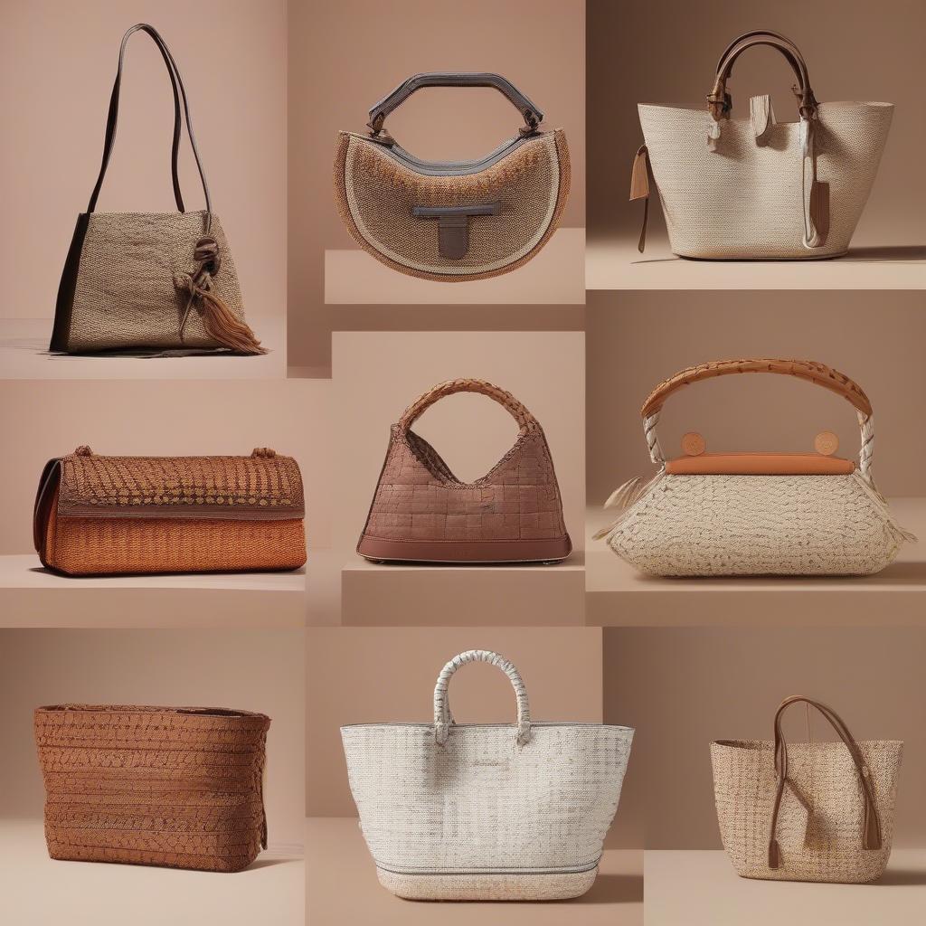 Various Styles of Loewe Woven Bags