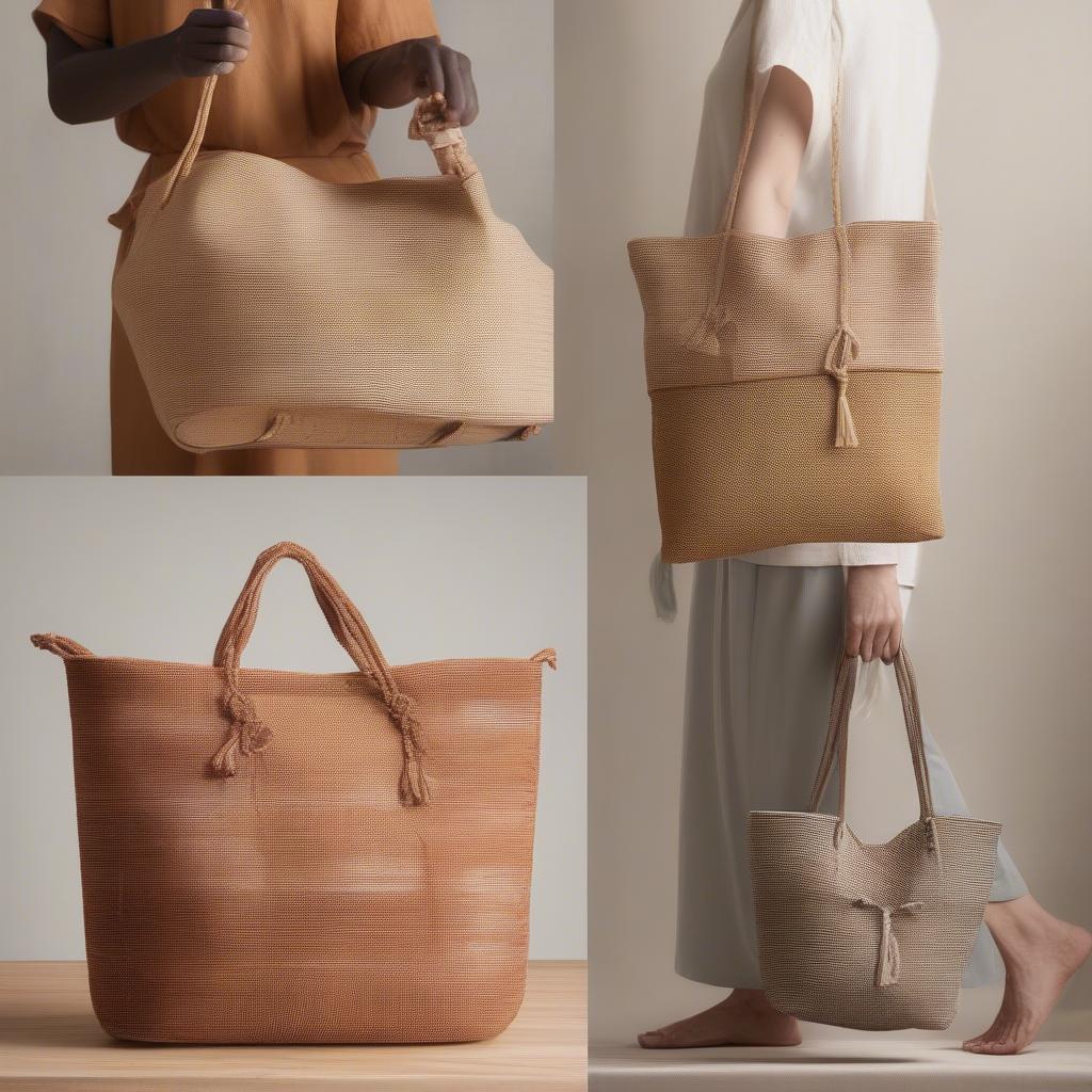 Ethical Production of Lowe Woven Bags