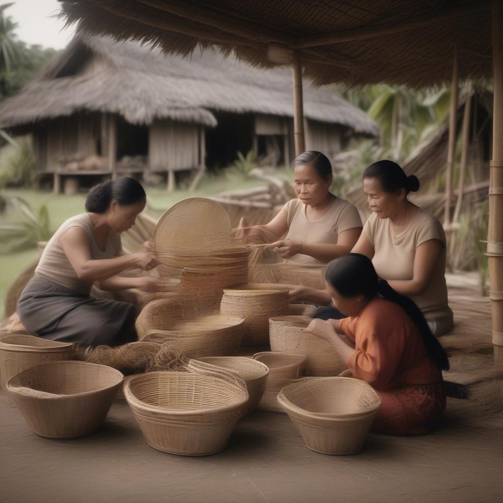 Traditional Basket Weaving in Luzon