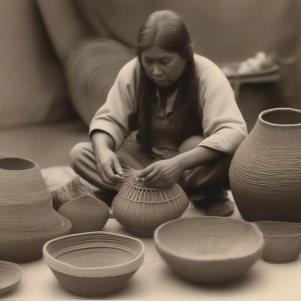 Traditional Maidu Basket Weaving Techniques