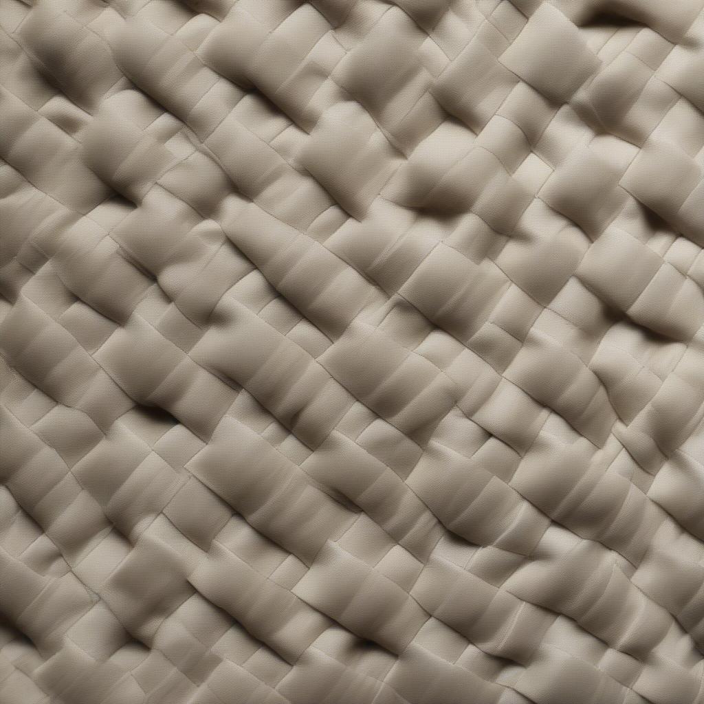 Close-up view of the Mainstays Solid Basket Weave Sham, showcasing the intricate basket weave texture and subtle sheen of the fabric.