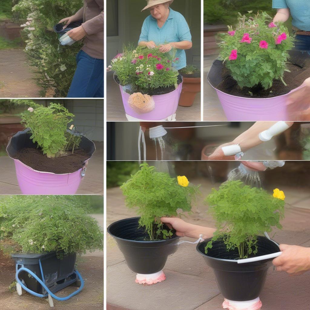 Maintaining Your Weave Self Watering Hanging Basket