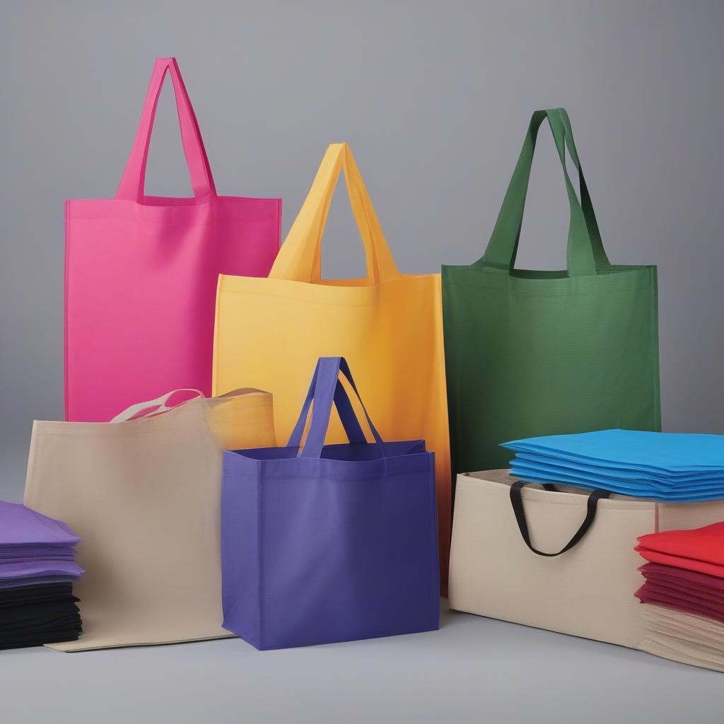 Reusable Shopping Bags Made from Makers Pet Polyester Spunbond Non-woven Fabric