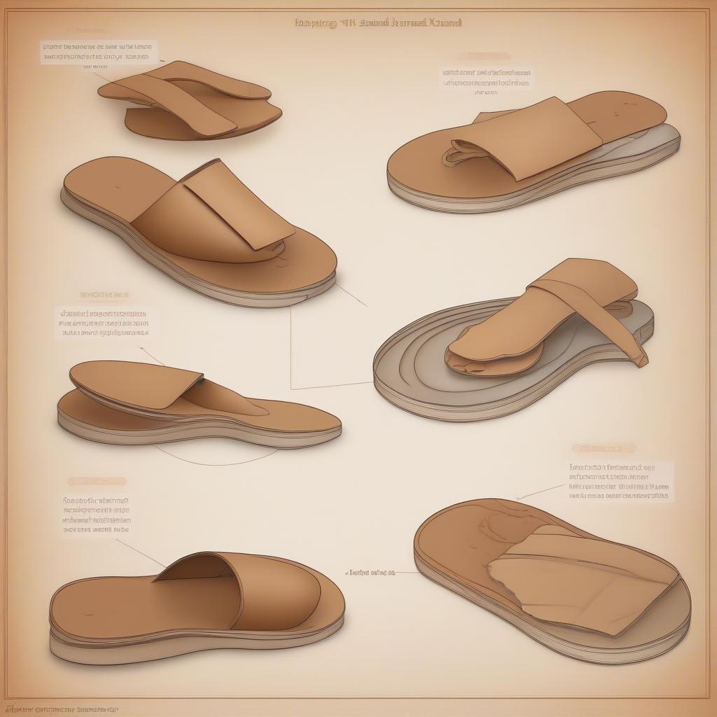 Creating the Base for Basket Weave Sandals