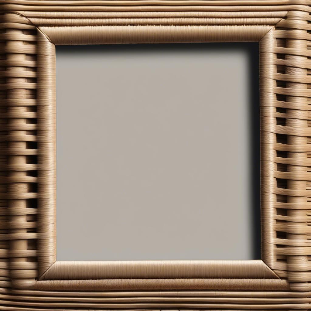 Close-up of a Malden 5x7 Basket Weave Frame