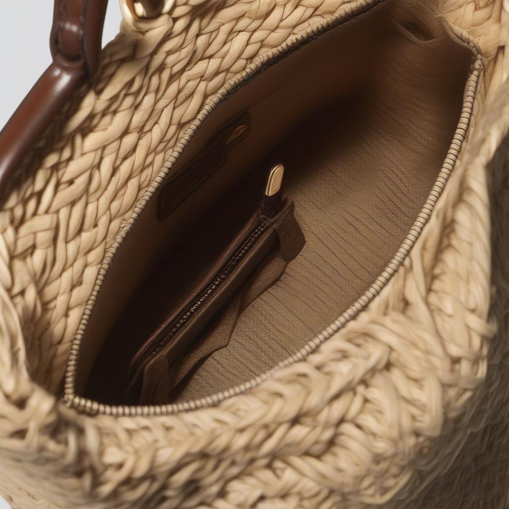 Marc Jacobs The Small Woven Tote Bag in Natural Raffia: A Close-Up Review