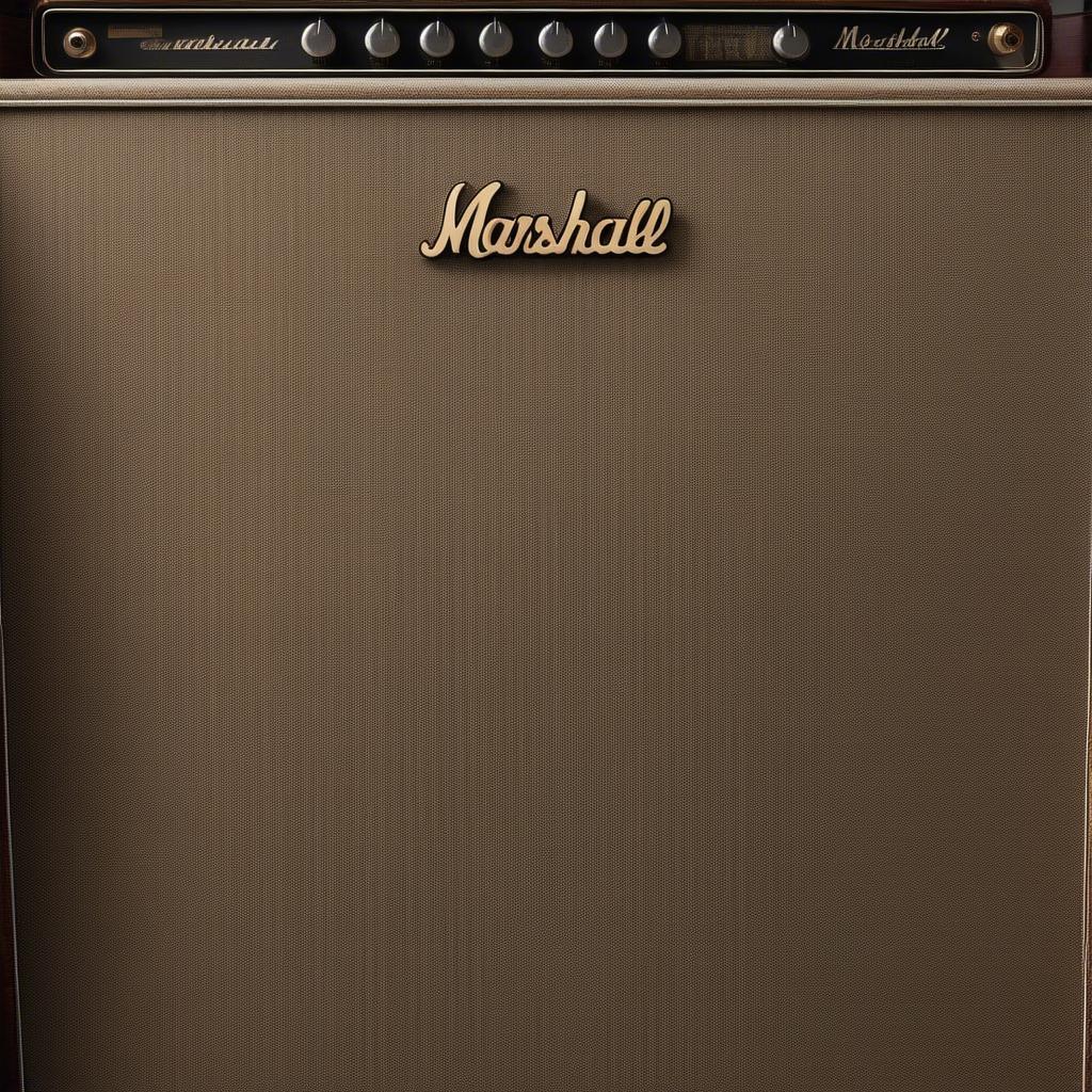 Marshall 2x12 Cab with Basket Weave Grill Cloth