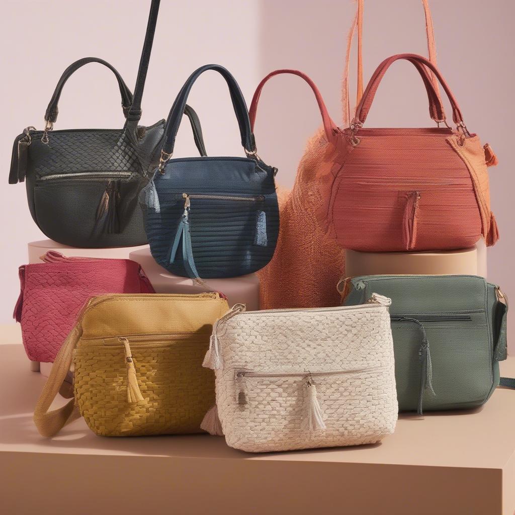 Various Styles of Maurices Woven Crossbody Bags