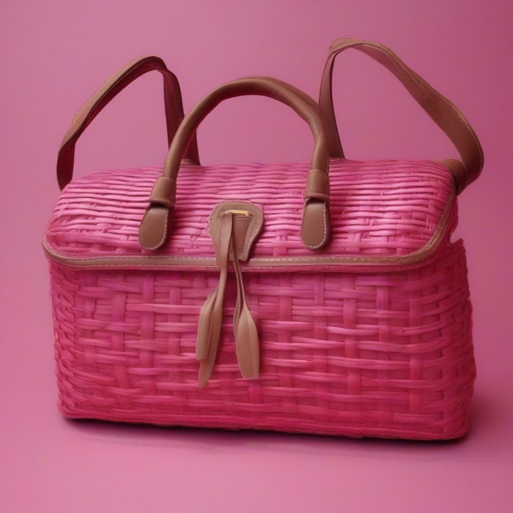 Various Styles of Maxx Pink Basket Weave Handbags on eBay