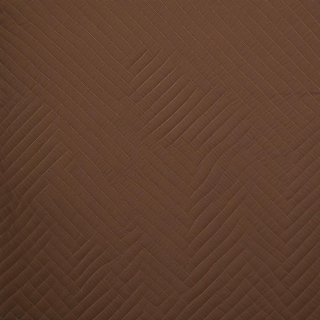 McGregor's Market Basket Weave Brown Quilt Example