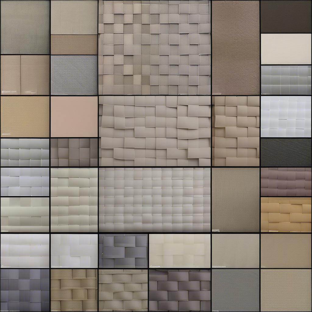 Mechoshade Euroveil Basket Weave Color Options