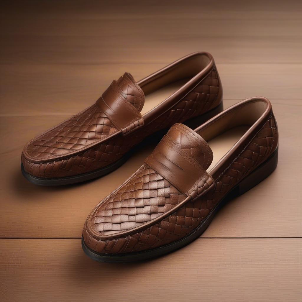 Men's Basket Weave Loafers