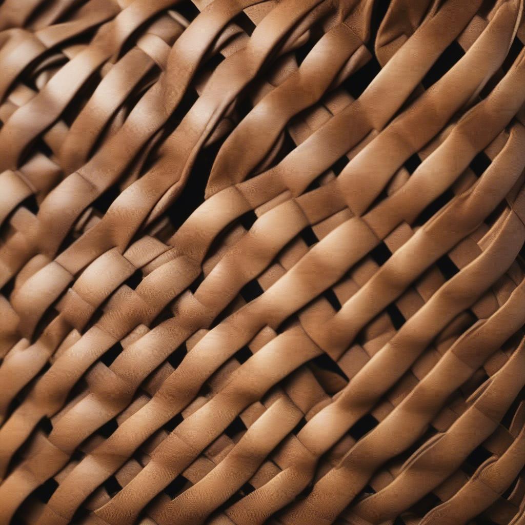 Close-Up of Men's Basket Weave Detail