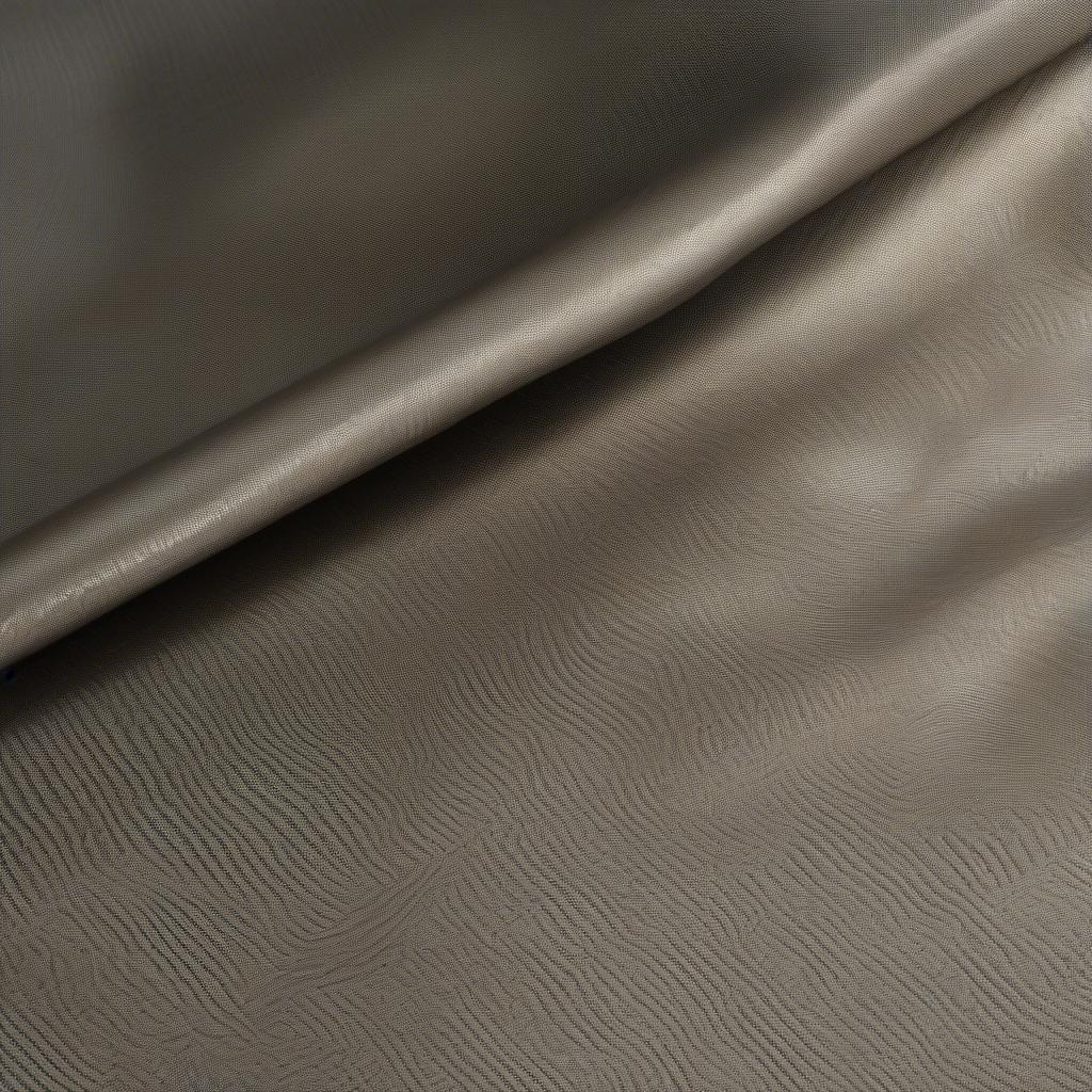 Close-up of Metallic Basket Weave Fabric