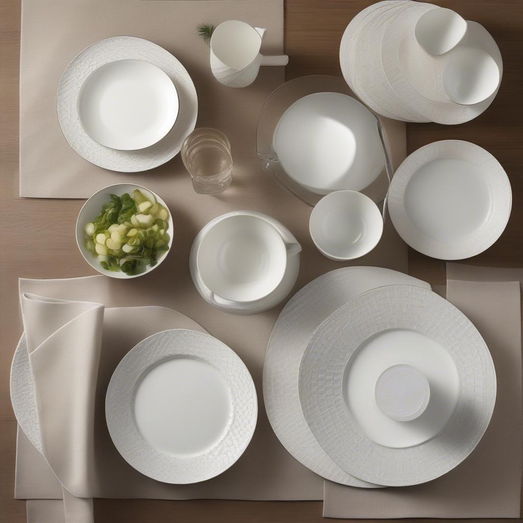 Mikasa Basket Weave Dinnerware Set