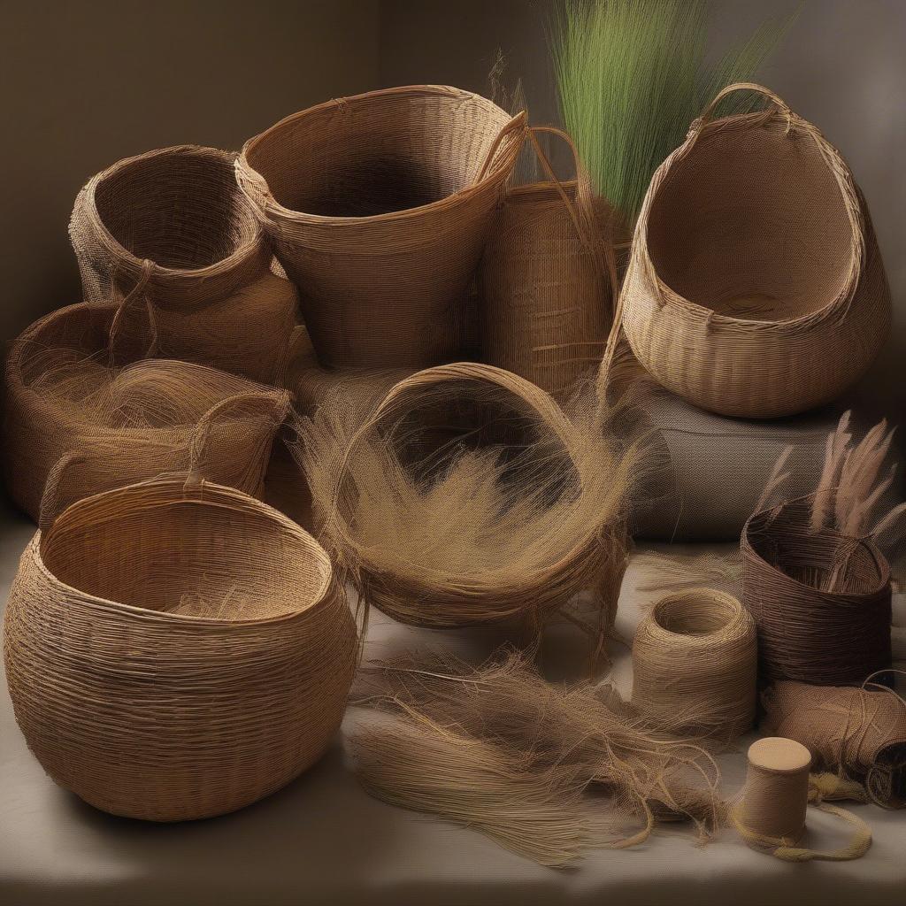 Natural Materials Used in Mission Solano Basket Weaving