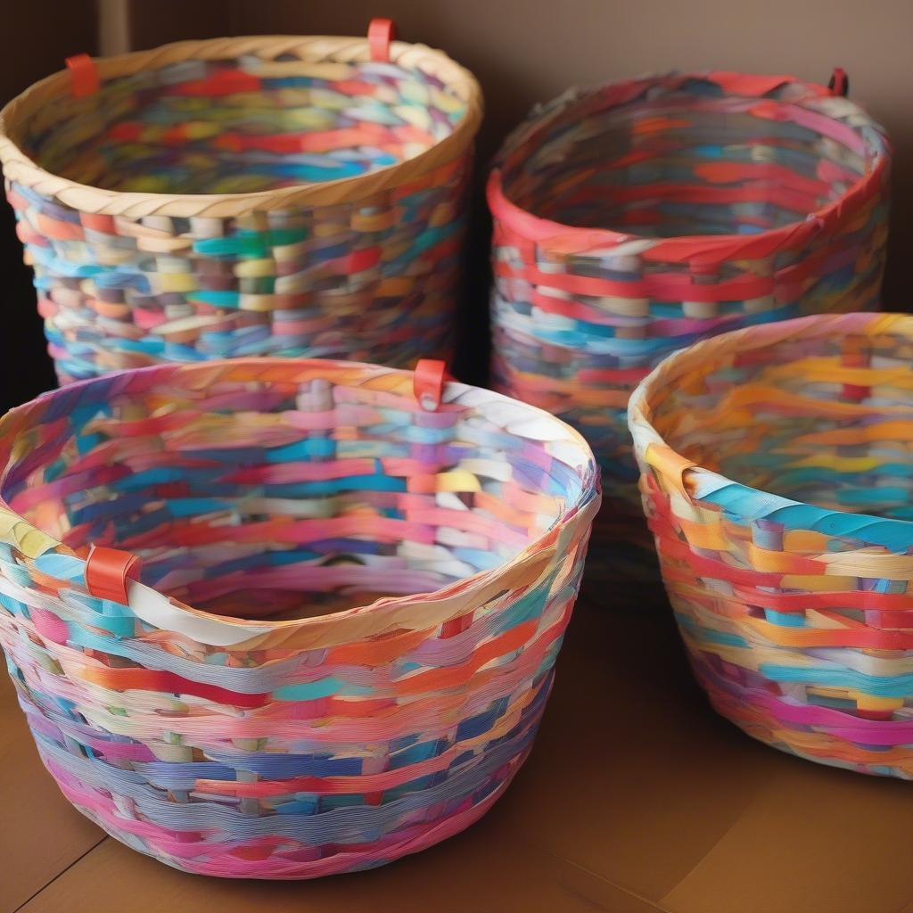 Modern Basket Weaving Materials: Recycled Plastic, Fabric, and Paper