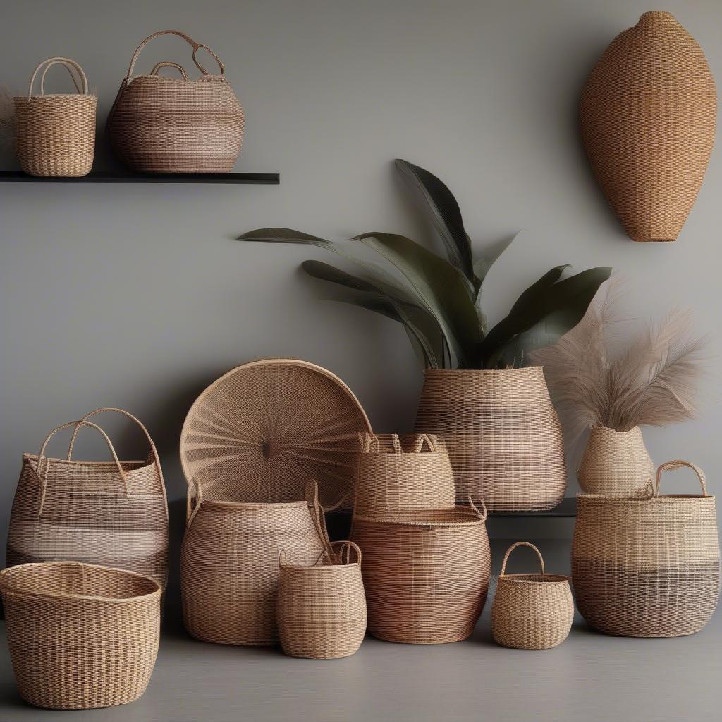 Modern Wicker Baskets in Fremantle