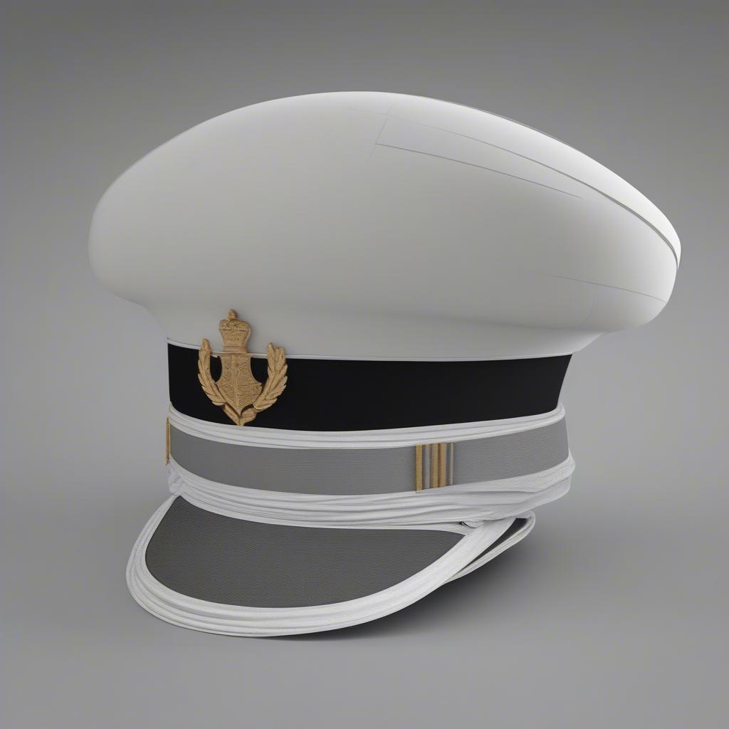 Modified Captain's Hat with Protective Inserts