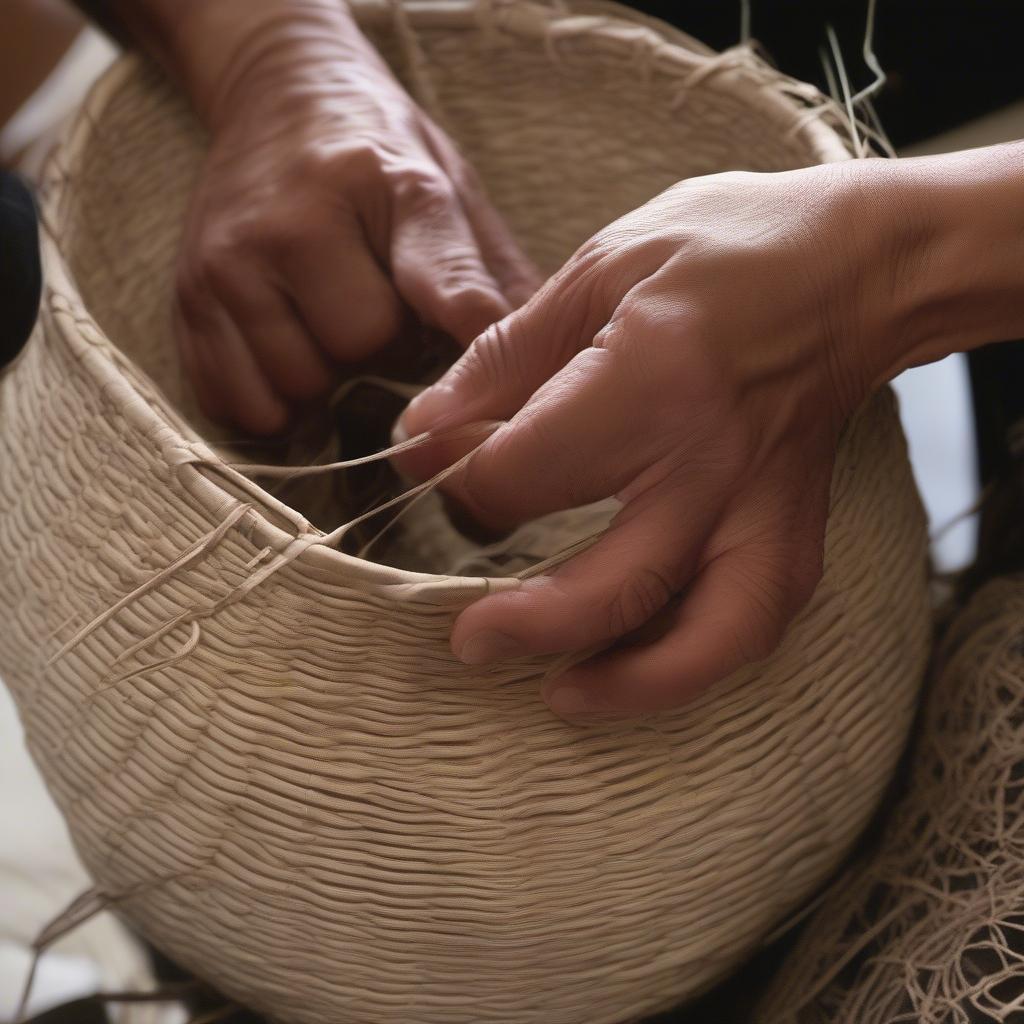 Mohawk Basket Weaving Techniques