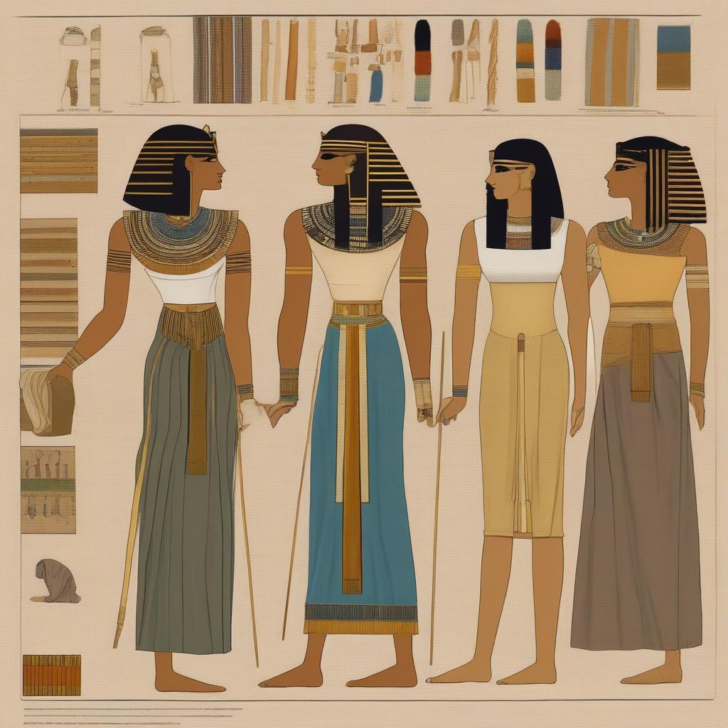 Ancient Egyptian Linen Weave Clothing