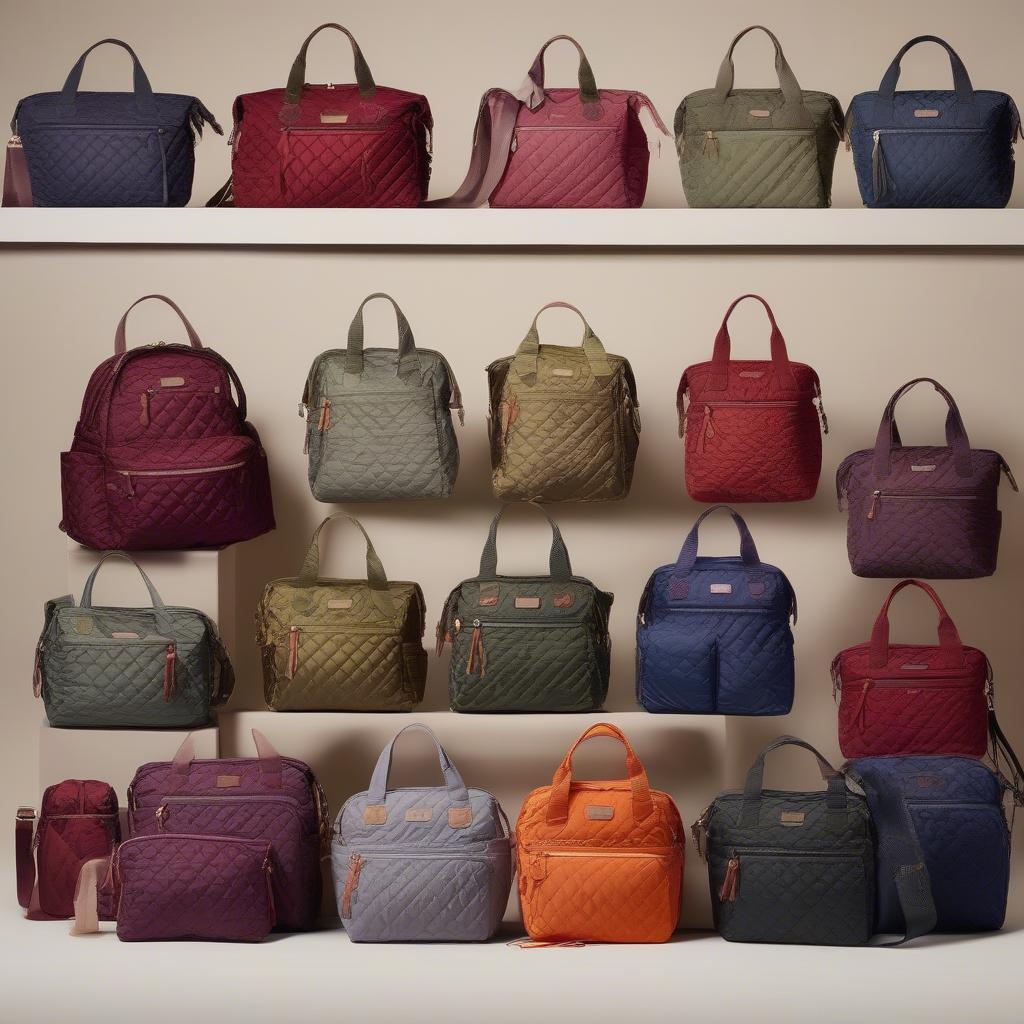 Variety of MZ Wallace Bags in Different Styles and Sizes