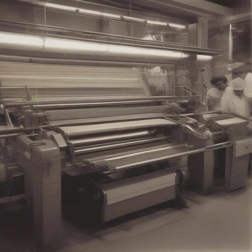 Naan Woven Bag Machine in Operation