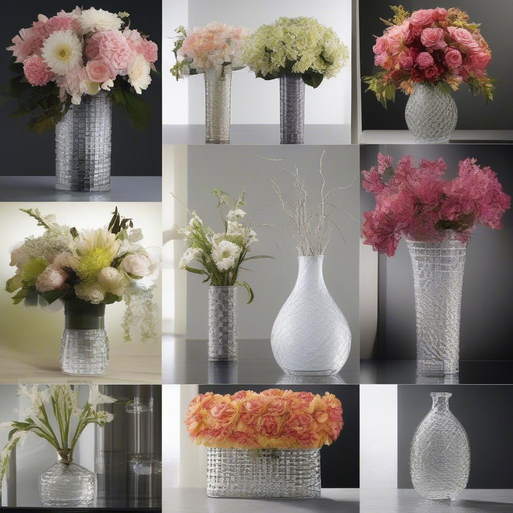 Nachtmann Vase Flower Arrangements: Examples of flower arrangements in the Nachtmann Bossa Nova vase.