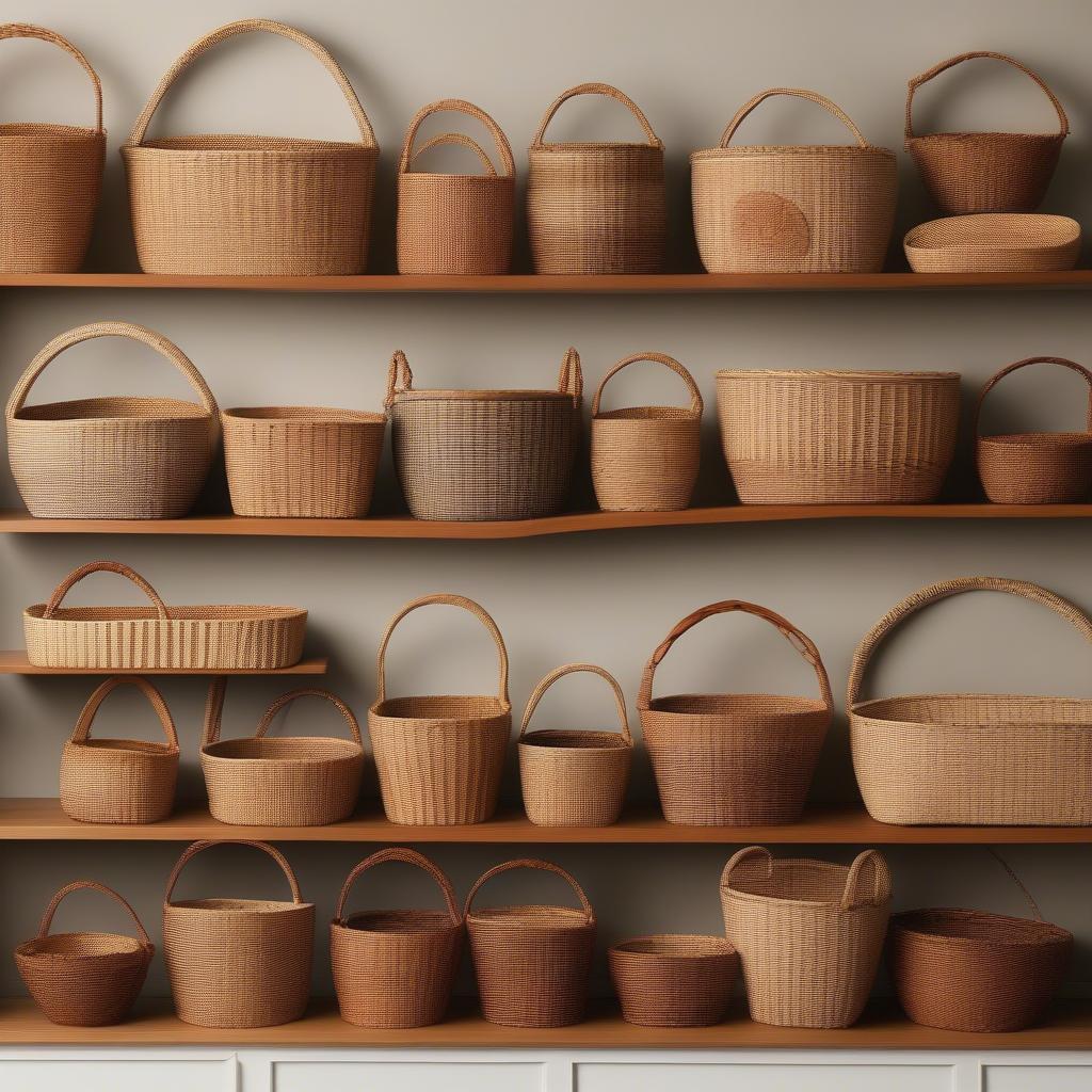 Variety of Nantucket Basket Designs