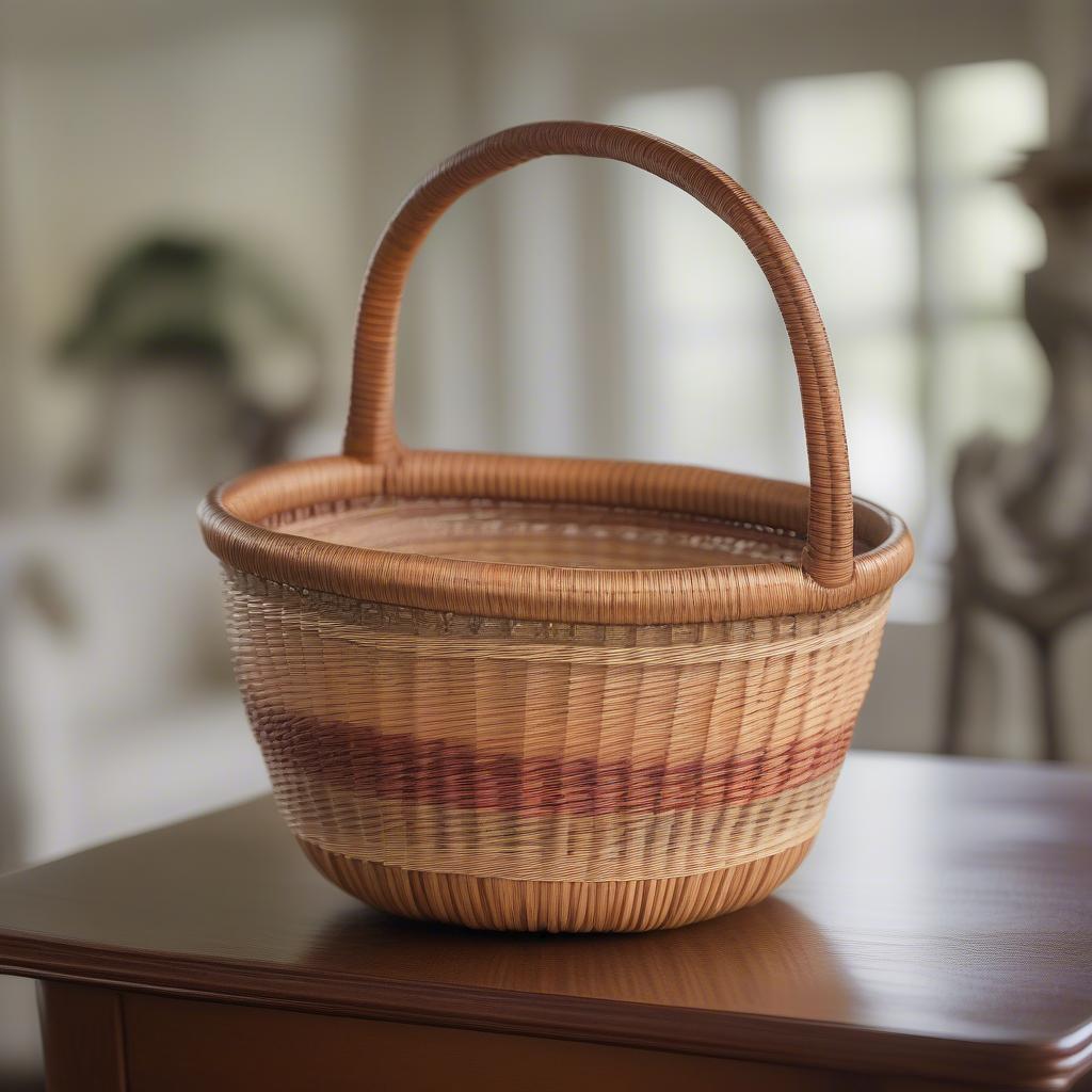 A Finished Nantucket Basket