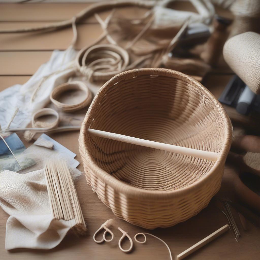 Nantucket Basket Weaving Kit for Beginners