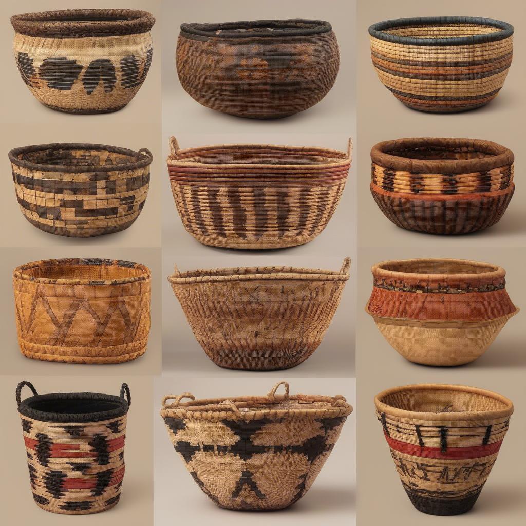 Native American Basket Regional Variations