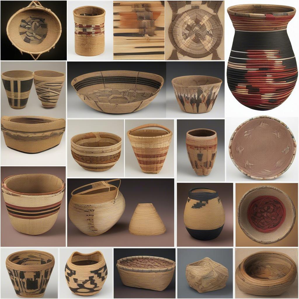 Diverse Styles in Native American Basketry