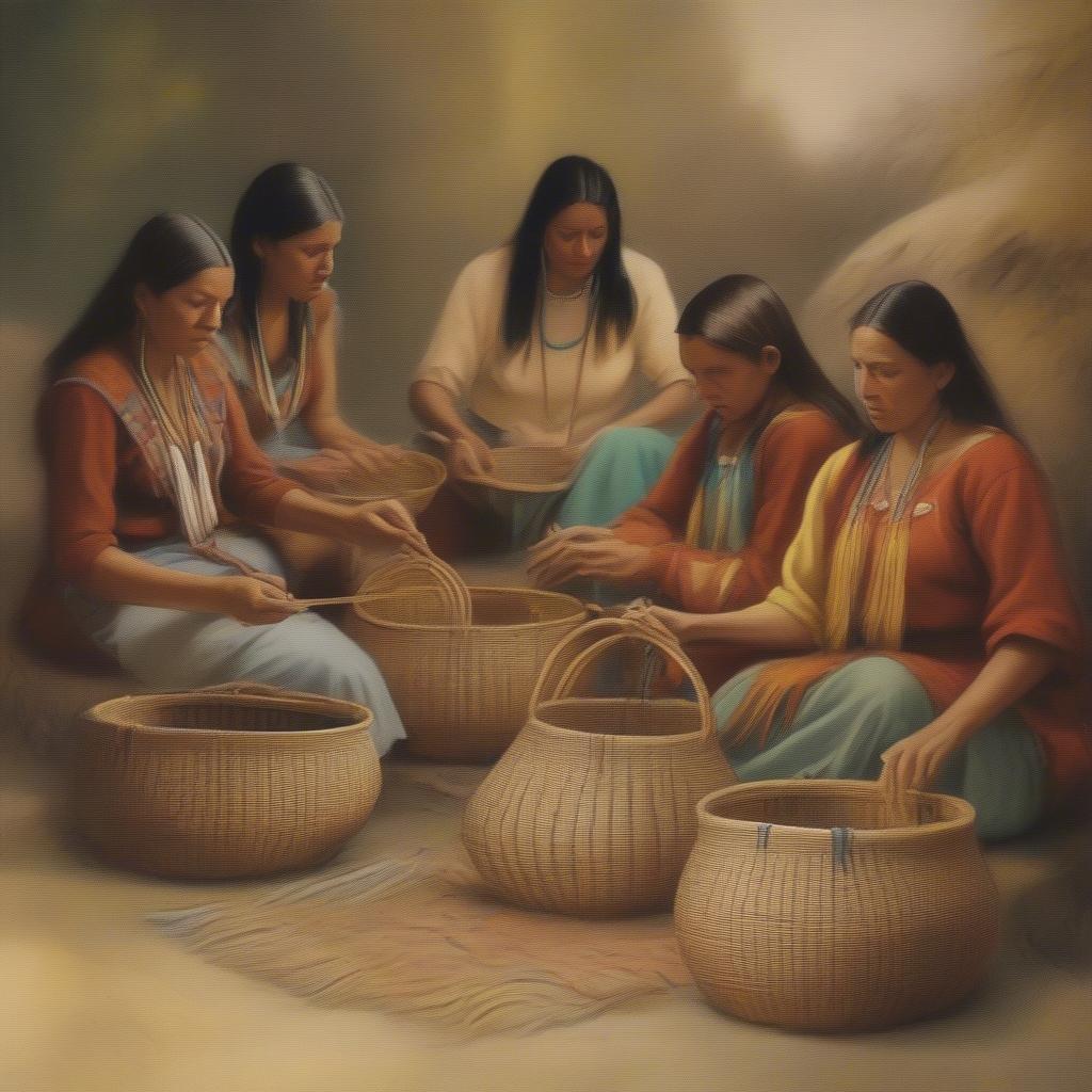 Native American Basket Weaving Ceremony