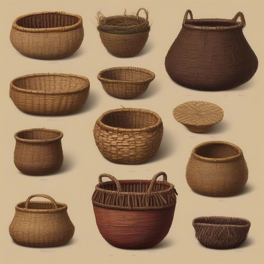 Native American Baskets for Food Gathering