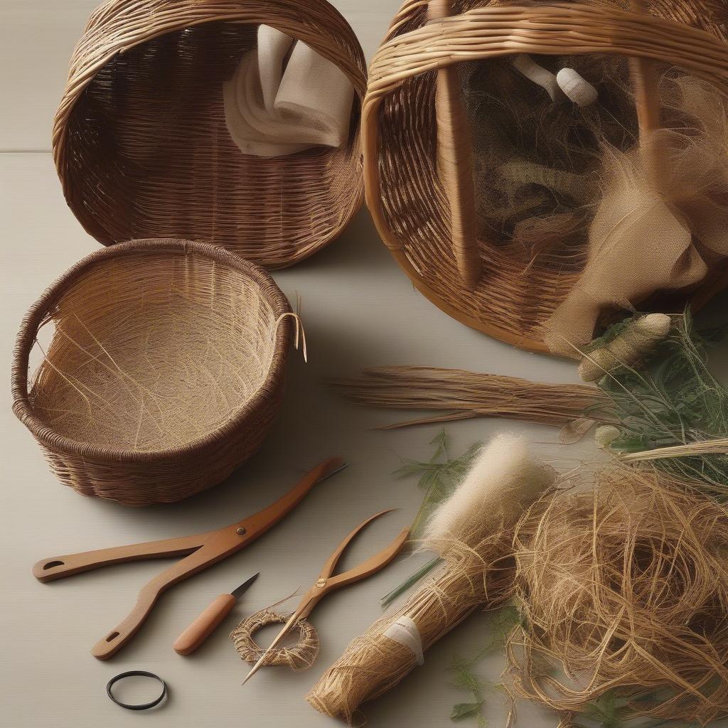 Natural Materials for Basket Weaving