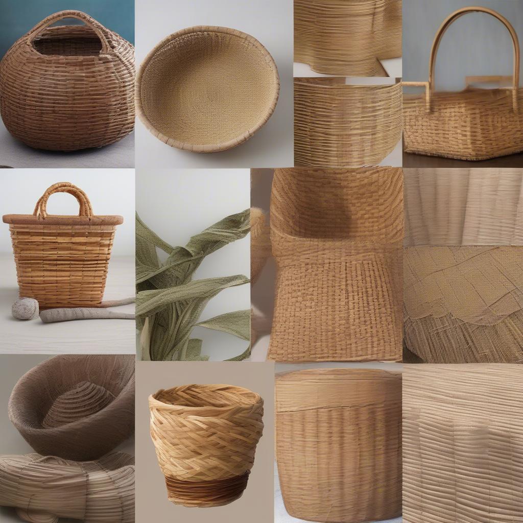 Natural Basket Weaving Materials: Wicker and Rattan