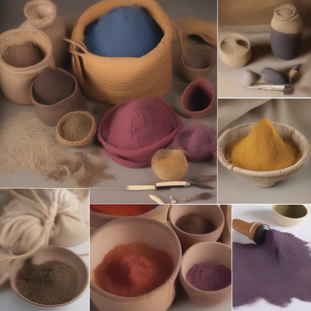 Natural Dyes used in Desi Pak Clay Bags