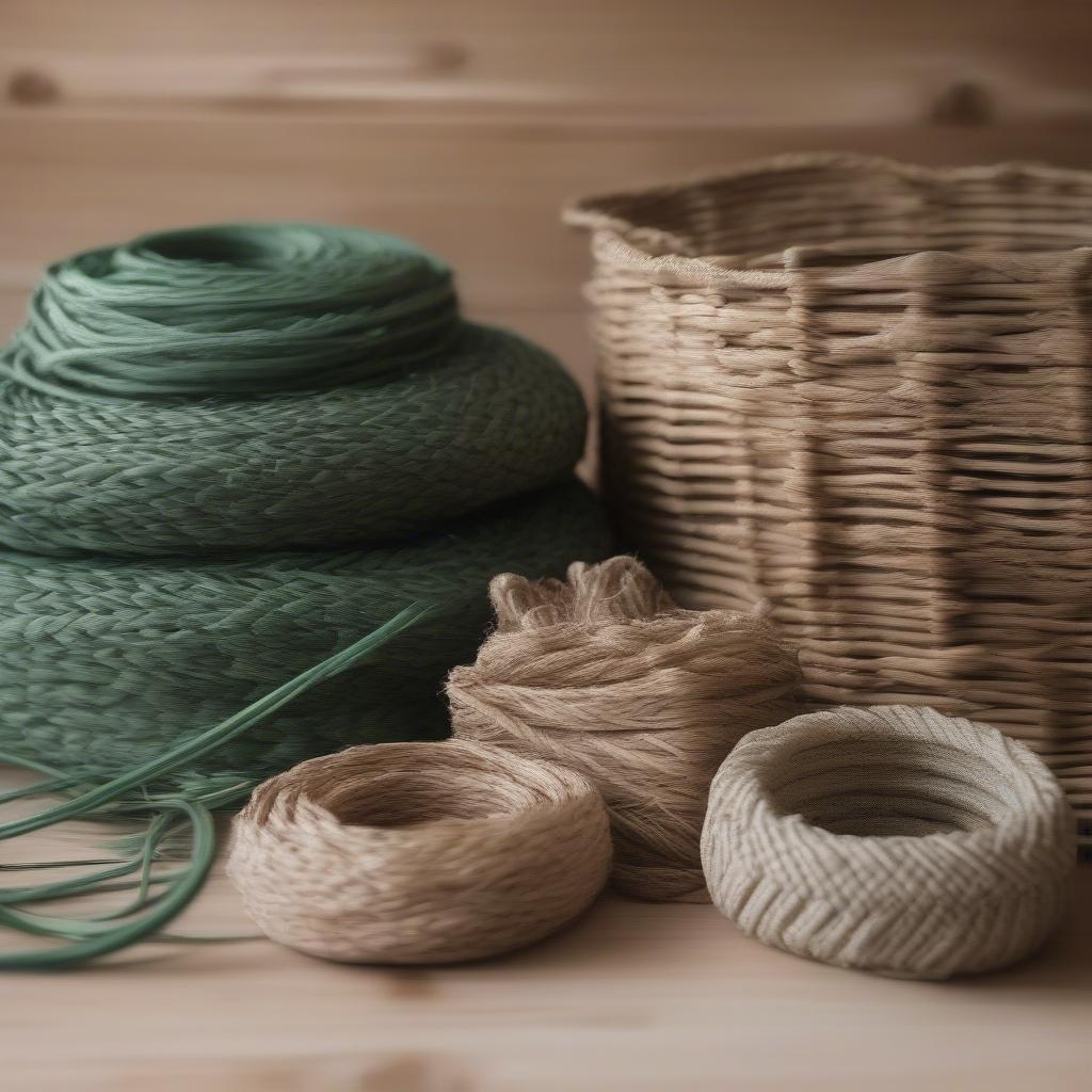 Natural Fiber Cords for Basket Weaving: Seagrass, Raffia, Hemp