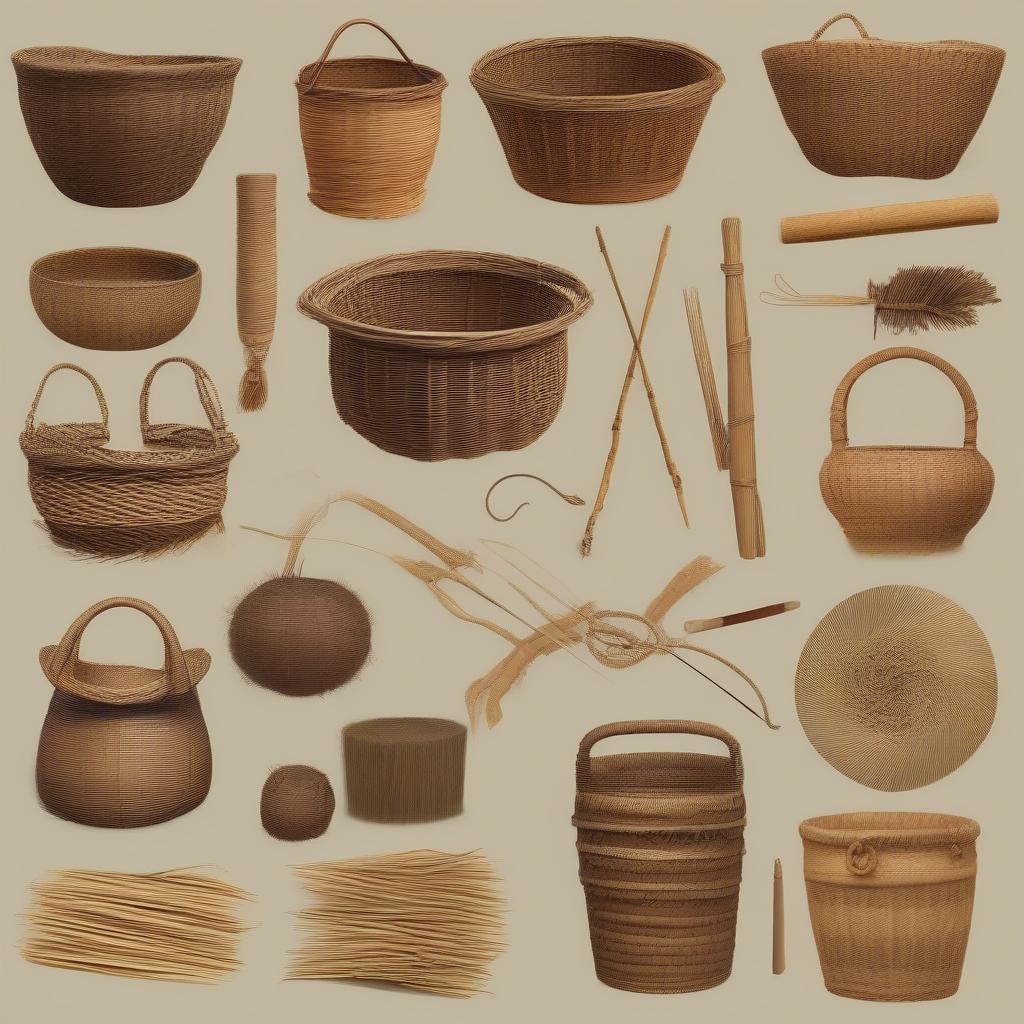 Natural Materials Used in Basket Weaving