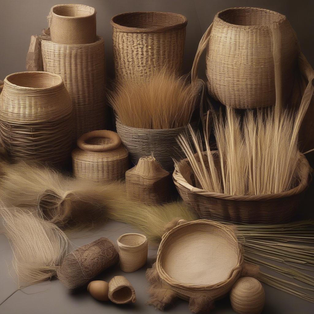 Natural Materials Used in Indigenous Basket Weaving