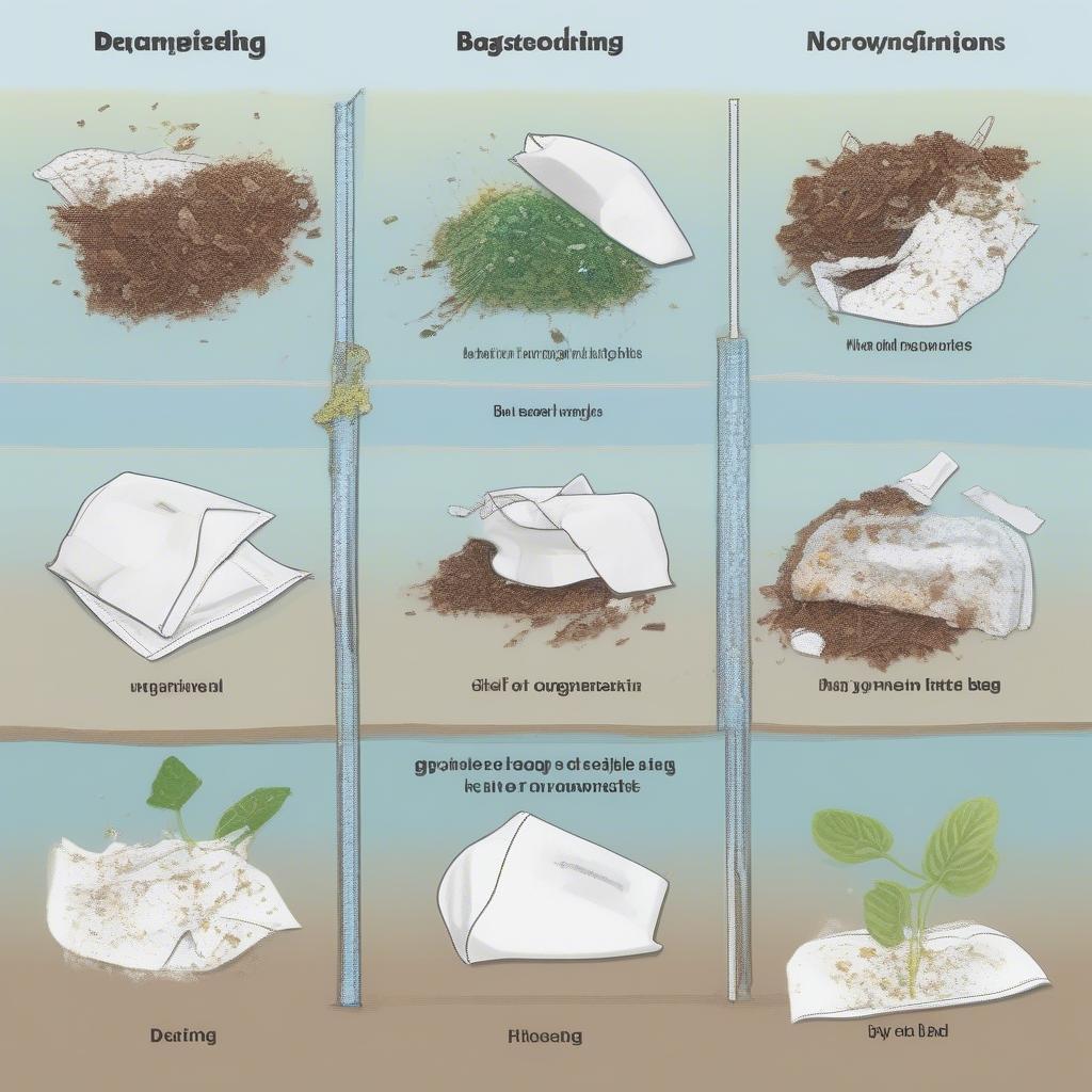 Non-Woven Bag Decomposition Process