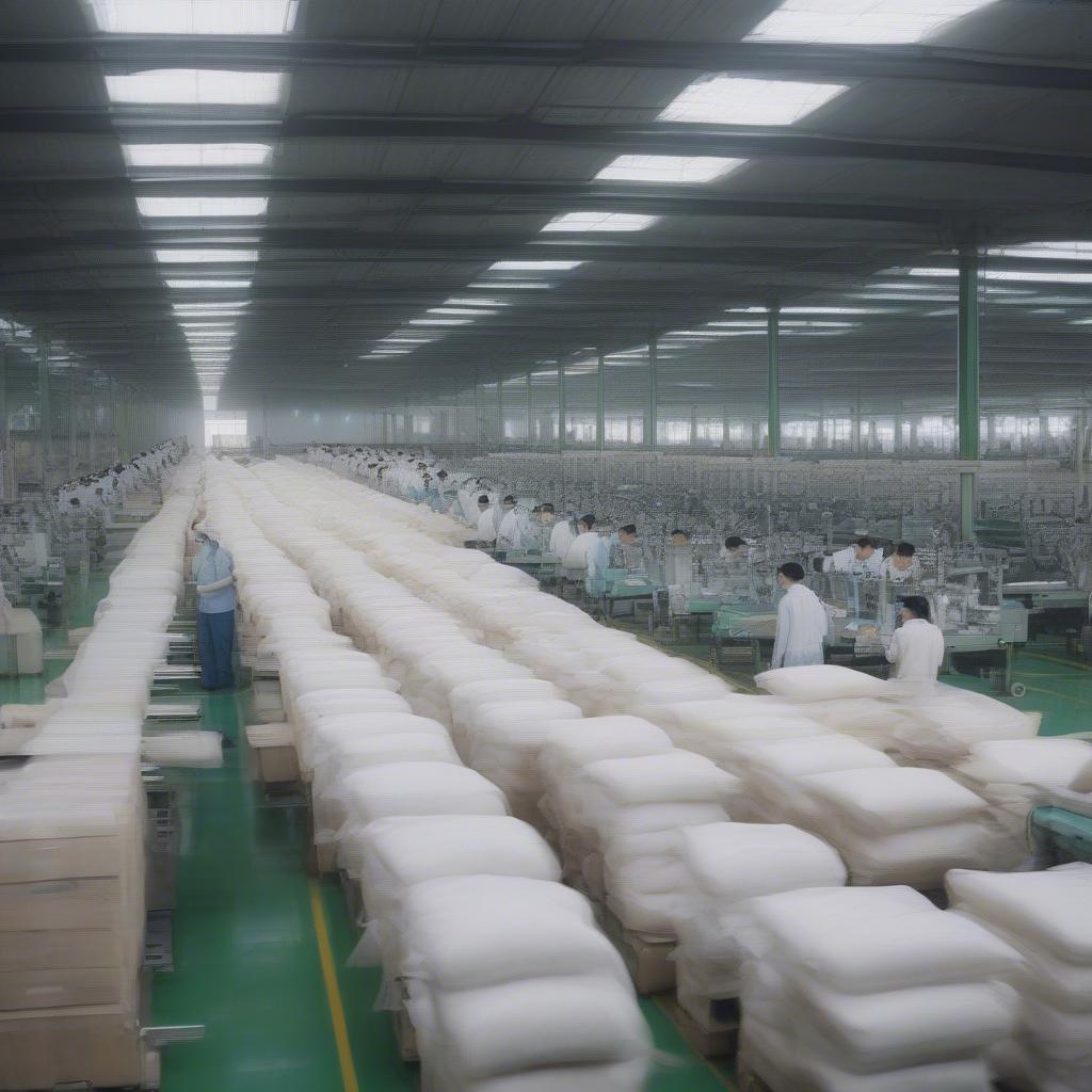 Non-woven bag factory in China